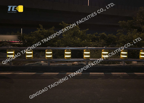 Good price 黄色 赤 高速道路ロールバリア 防腐EVA/PU 多重ビームオプション オンライン