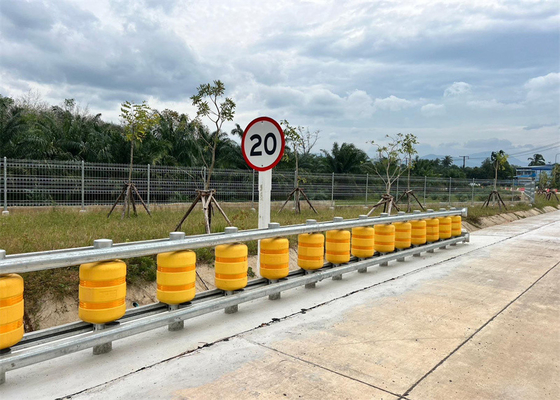 Good price トラフィック プラスチック 柔軟な安全 ローラー バリア 高速道路 安全 護線 オンライン
